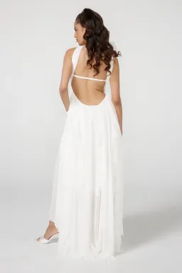 Nana Jacqueline Mariah Dress in White Size M / AU 10 for rent on The Volte - image 2