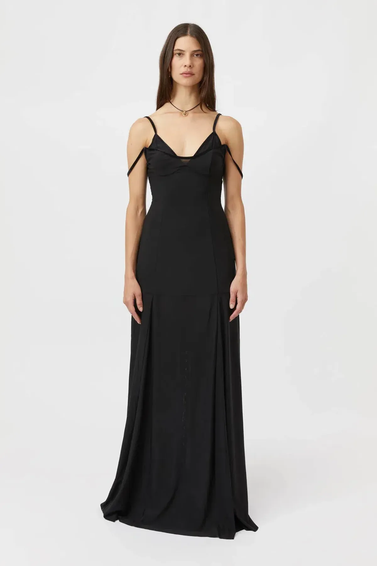 Camilla and Marc Leander Maxi Dress in Black Size 10 - Image 1