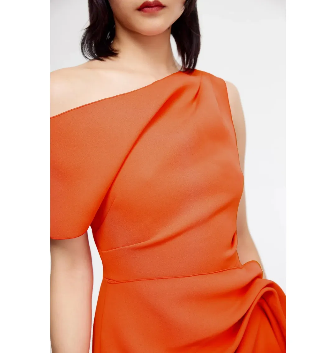 Acler Eddington Mini Dress Orange Size AU 10 for rent on The Volte - main image