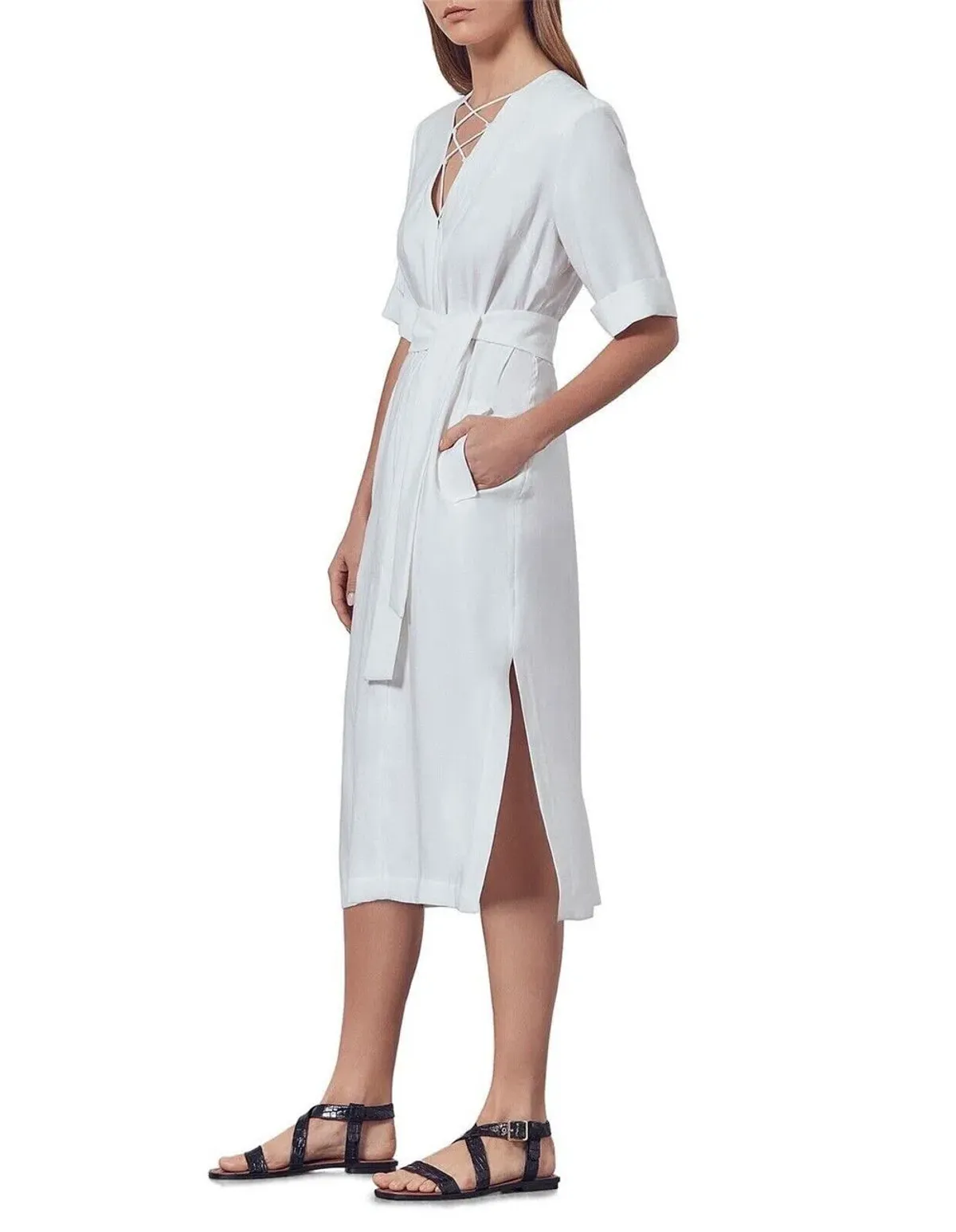 Viktoria & Woods Fontaine Dress Ivory Size 1 / AU 10 - Image 3