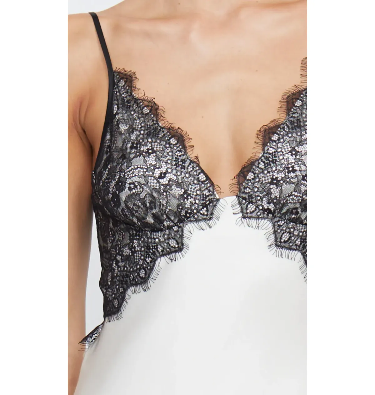 Bec & Bridge Emery Lace Maxi Dress Ivory/Black Size AU 6 - Image 5