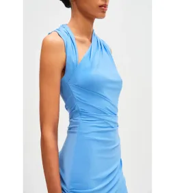 Misha Tillie Mini Dress in Lapis Blue Size 8/S for rent on The Volte - image 2