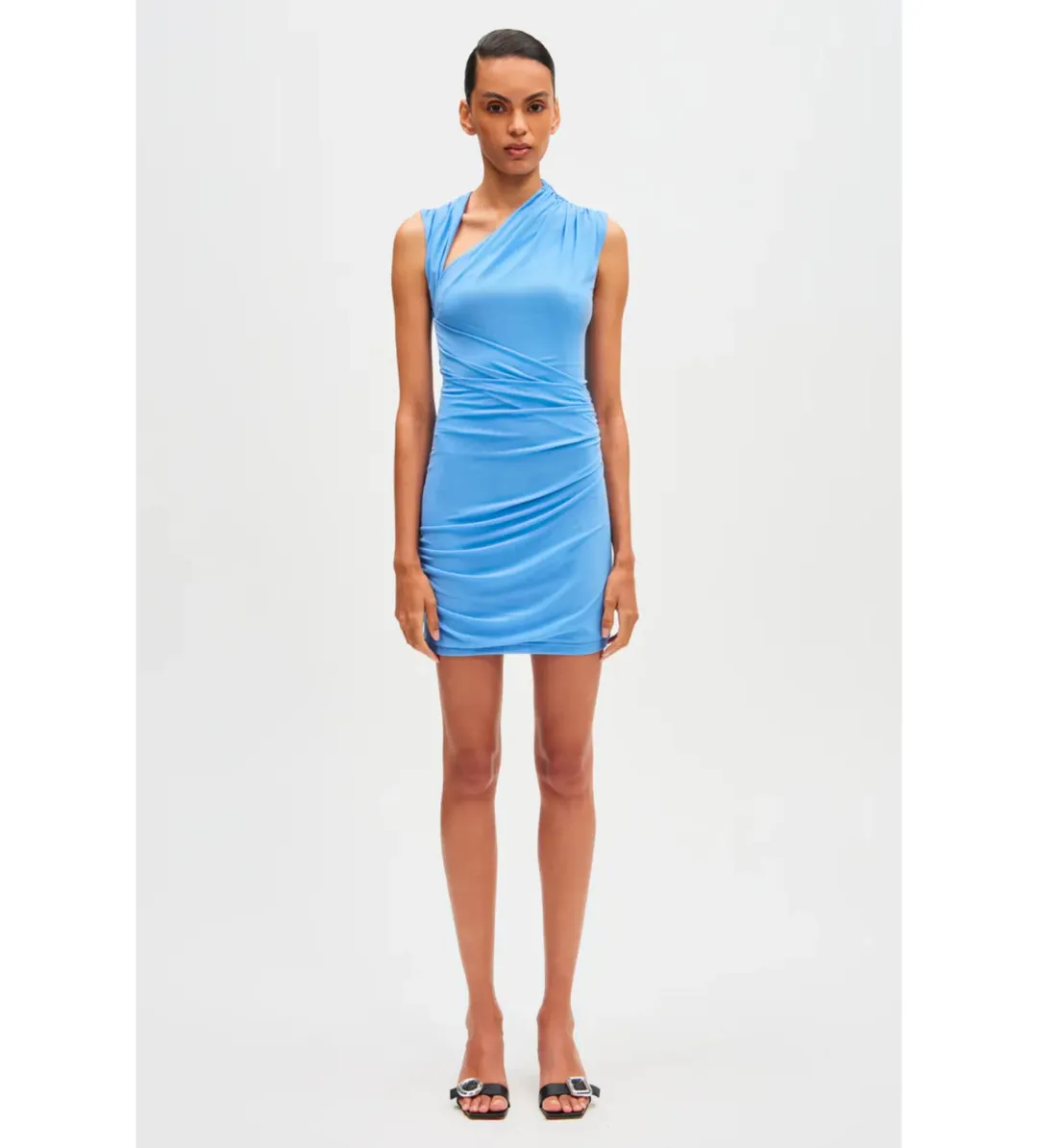 Misha Tillie Mini Dress in Lapis Blue Size 8/S for rent on The Volte - main image