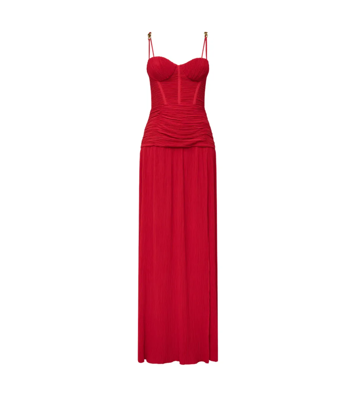 Manning Cartell Double Time Pleat Dress Red Size AU 6 - Image 8