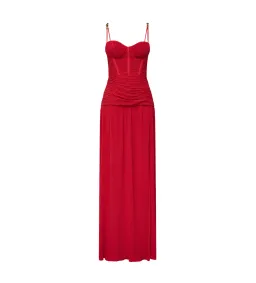 Manning Cartell Double Time Pleat Dress Red Size AU 6 for rent on The Volte - image 8