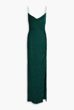 Retrofete Katya Dress Emerald Green Sequin Size AU 8 for rent on The Volte - image 8