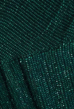 Retrofete Katya Dress Emerald Green Sequin Size AU 8 for rent on The Volte - image 7