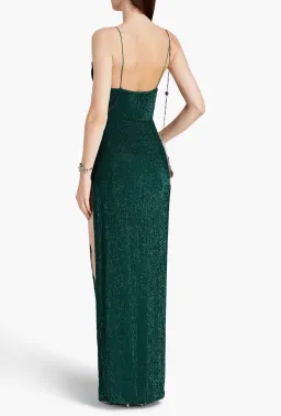 Retrofete Katya Dress Emerald Green Sequin Size AU 8 for rent on The Volte - image 4