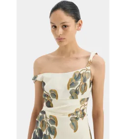 Sir the Label Evalita Twist Midi Dress in Pine Valley Size AU 10 for rent on The Volte - image 2