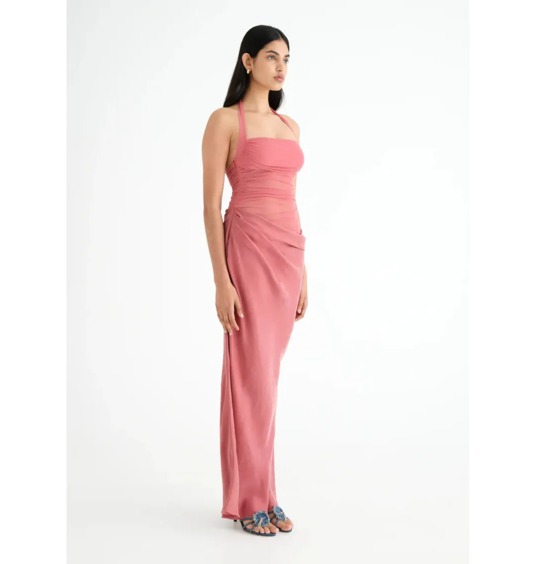 Benni Gina Maxi Dress Rose Size AU 8 for rent on The Volte - main image