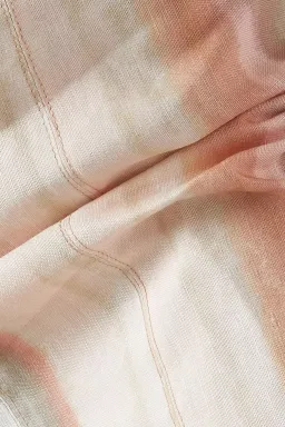 Significant Other Jessica High Waist Linen Blend Midi Skirt Watercolour Stripe Size XL / AU 14 for rent on The Volte - image 3