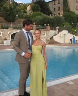 Manning Cartell Double Time Pleat Dress In Pistachio Size 8 for rent on The Volte - image 6