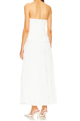Acler Bristol Midi Dress in Ivory White Size S / AU 8 for rent on The Volte - image 4