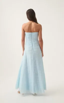 Aje Soundscape Maxi Dress Sea Breeze Size 6 for rent on The Volte - image 3