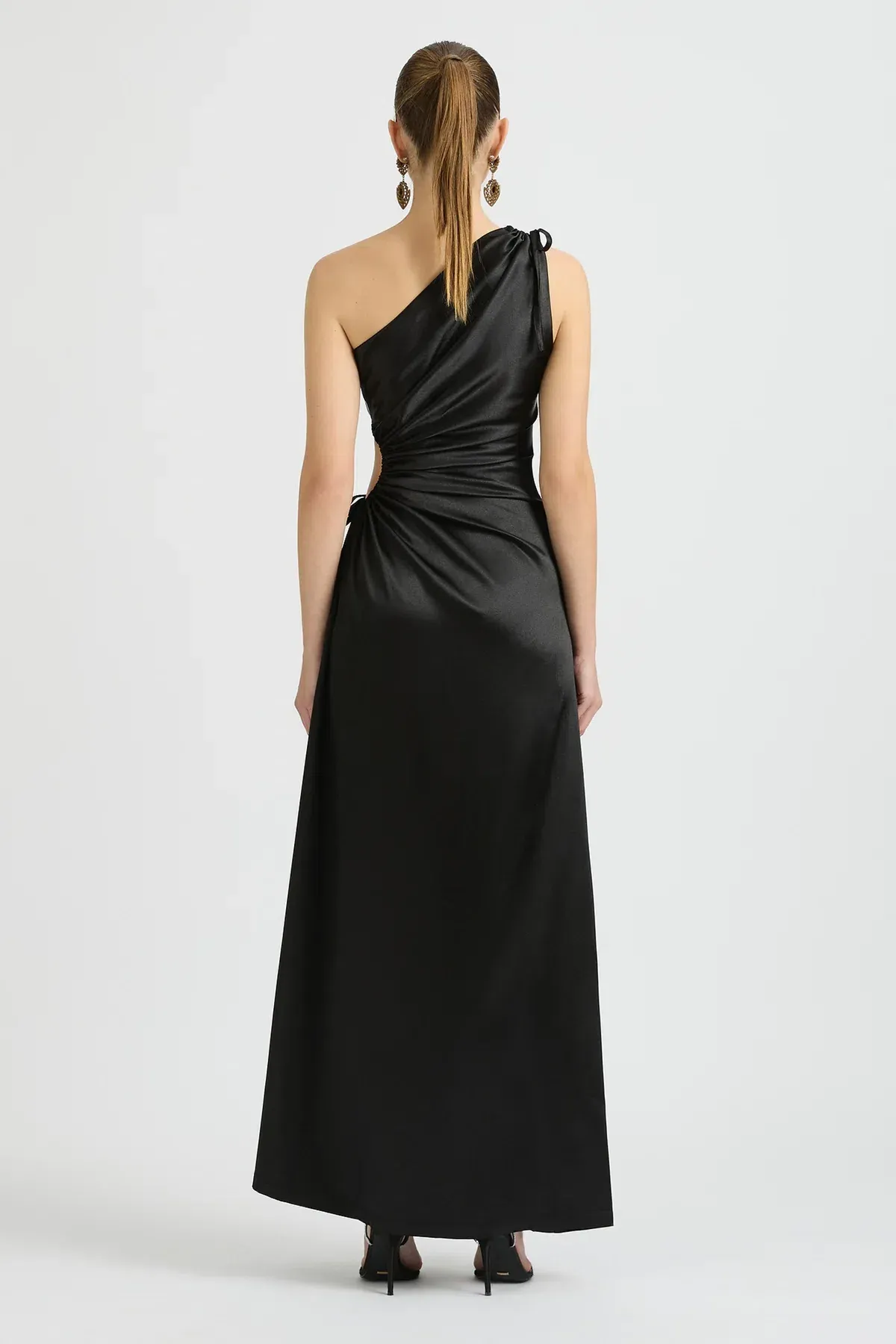 SONYA MODA NOUR MAXI DRESS in Black SIZE 12 - Image 2