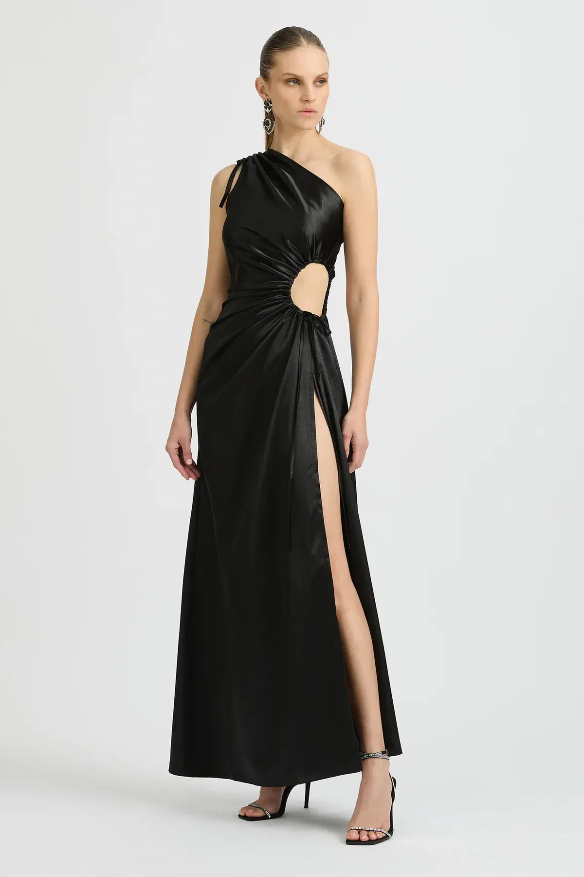 SONYA MODA NOUR MAXI DRESS in Black SIZE 12 - Image 3