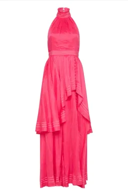 Aje Sienna Maxi Dress Pink Size 6 for rent on The Volte - image 3