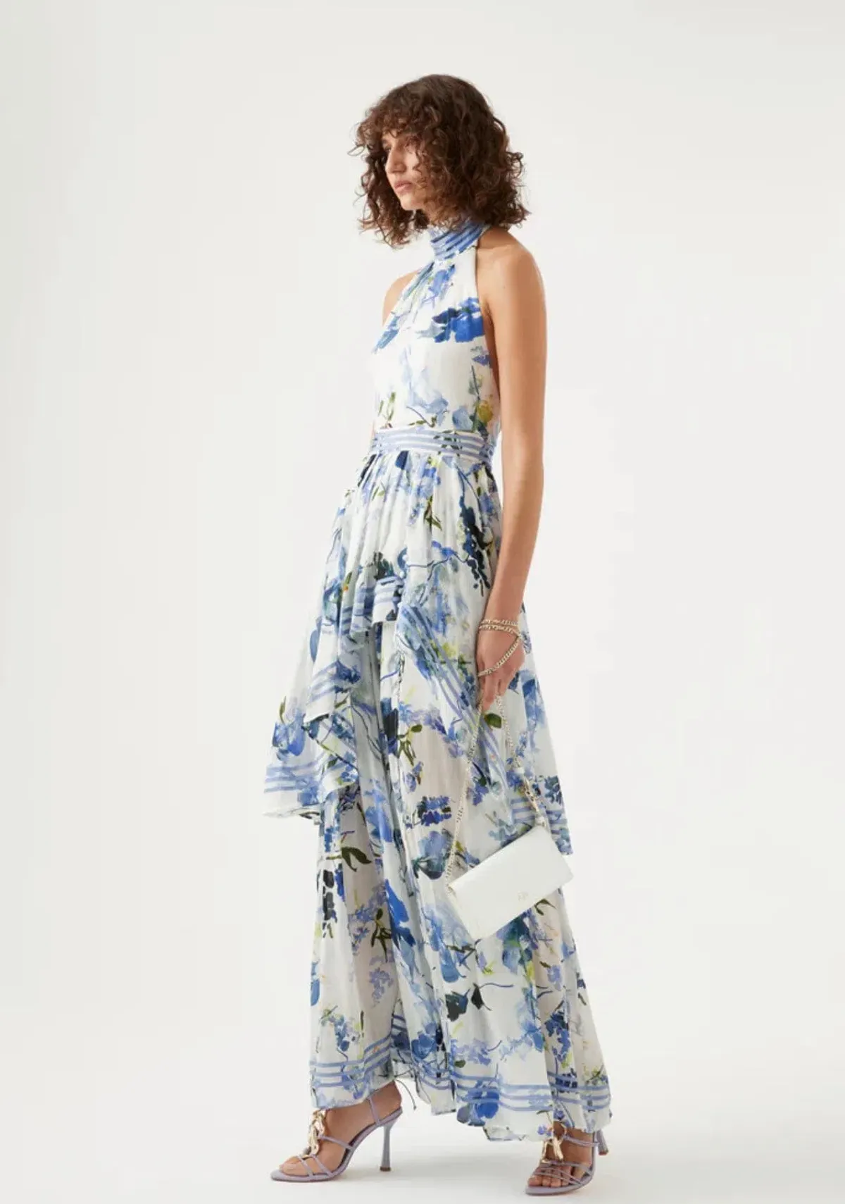 Aje Sienna Maxi Dress Lavenders of Provence Size 10 - Image 1