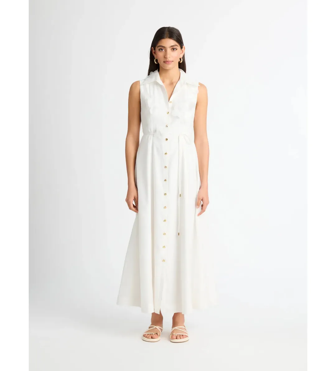 Sheike Rose Garden Maxi Dress White Size AU 10 for rent on The Volte - main image