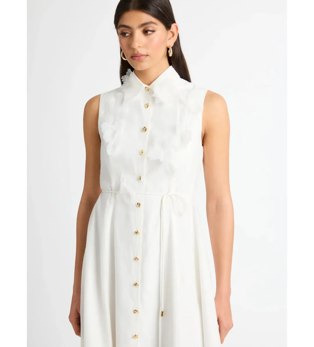 Sheike Rose Garden Maxi Dress White Size AU 10 for rent on The Volte - main image