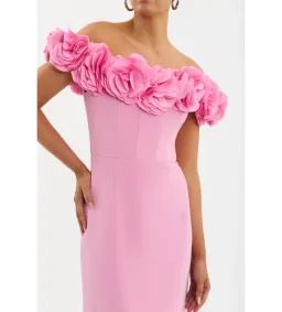 Rebecca Vallance Odetta Mini Dress in Pink Size AU 12 for rent on The Volte - image 2