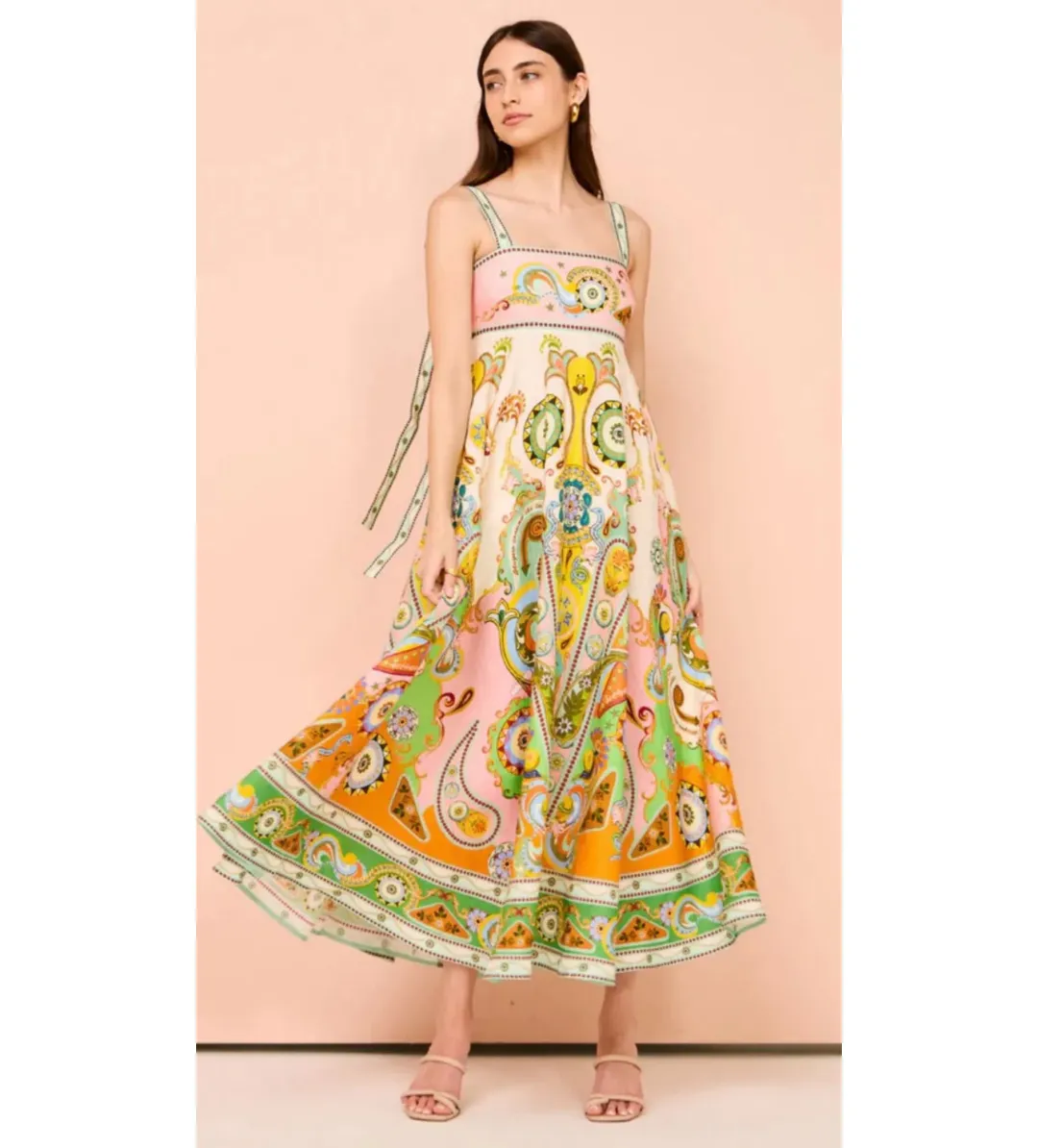 Alemais Pinball Sundress Multi Size AU 8 for rent on The Volte - main image