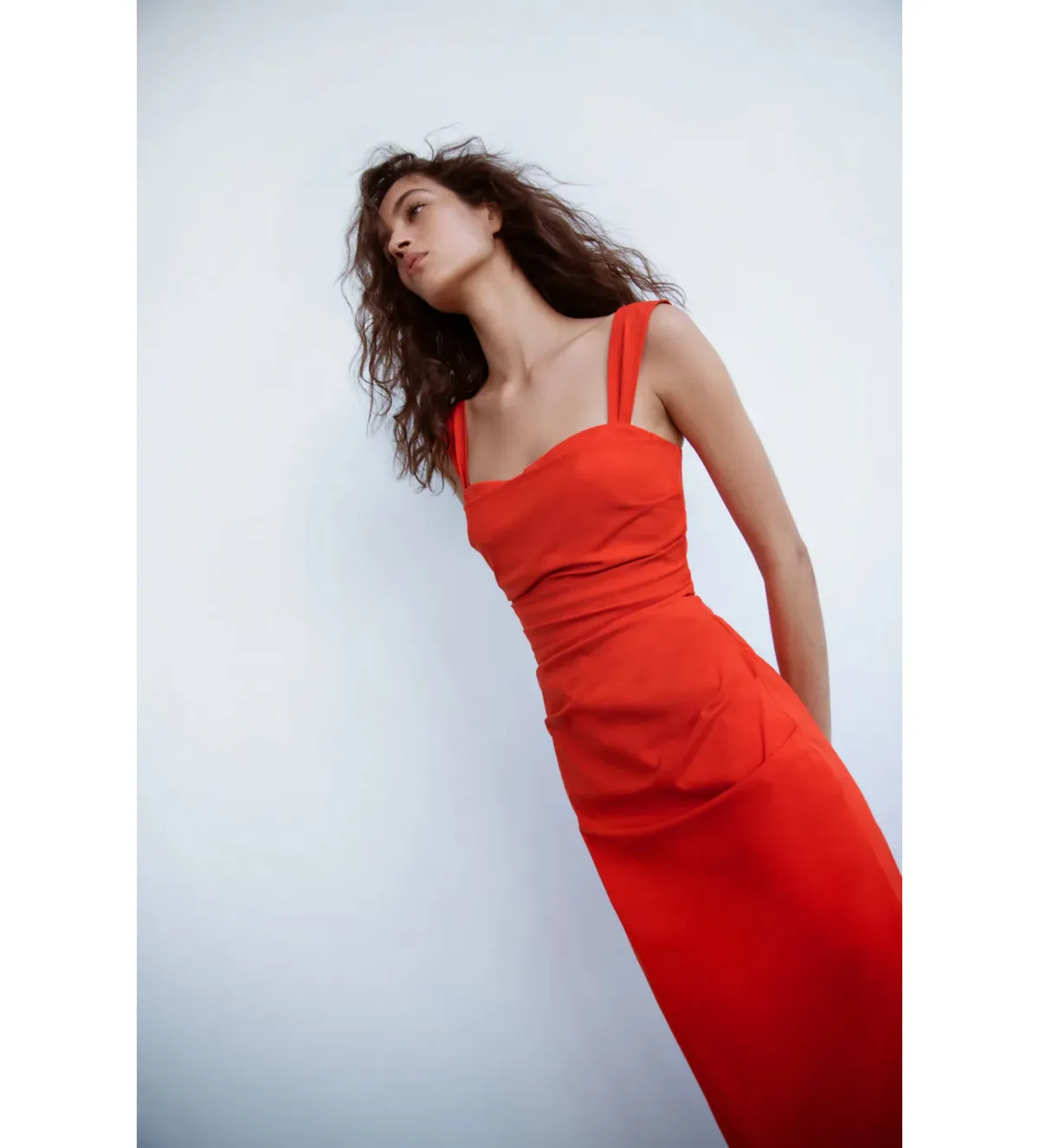 Sir The Label Dahlia Balconette Gown in Tangerine Size 0 / AU 6 - Image 4