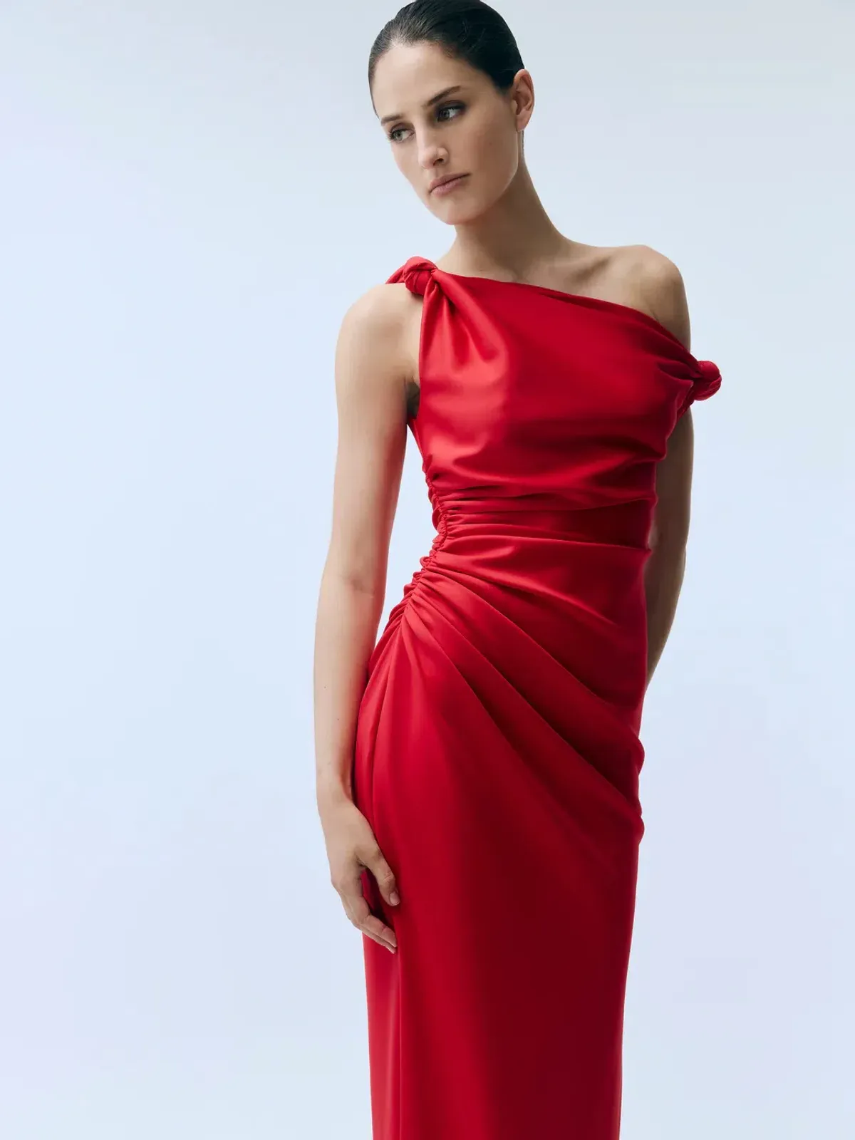 Sheike Ludlow Midi Dress Red Size 10 - Image 2