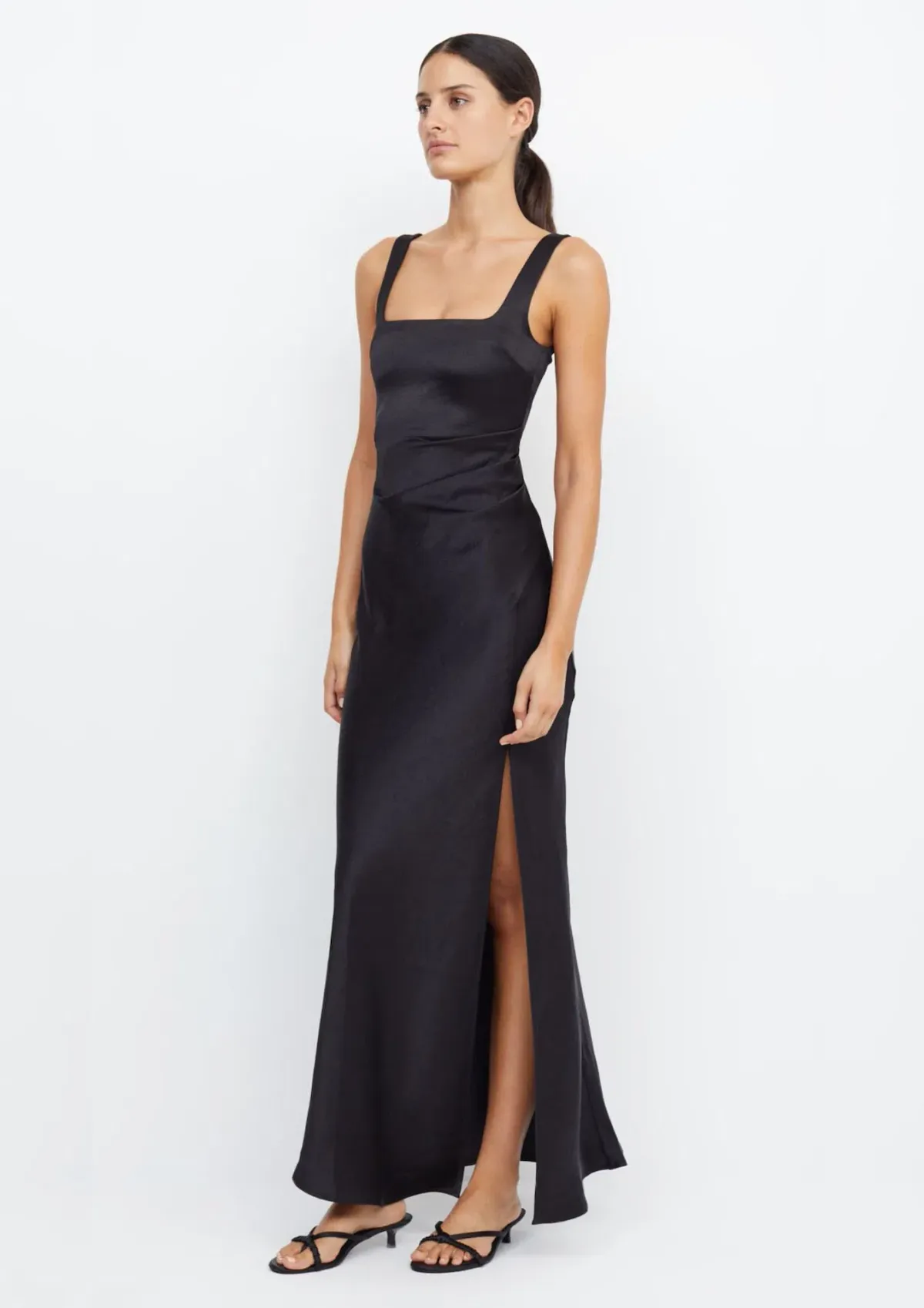 Bec & Bridge The Dreamer Square Neck Dress Black Size AU 10 - Image 1