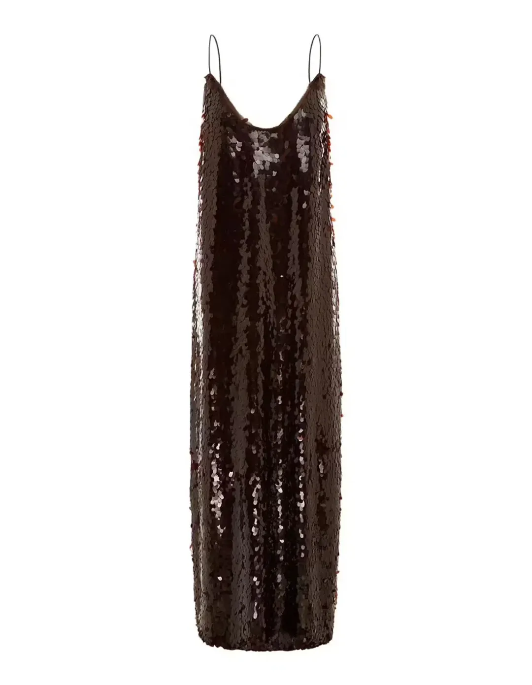 Alemais Geanie Sequin Gown Chocolate Brown Size 8 AU for rent on The Volte - main image