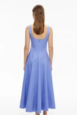 Witchery Seam Detail Midi Dress Violet Size S / AU 8 for rent on The Volte - image 2