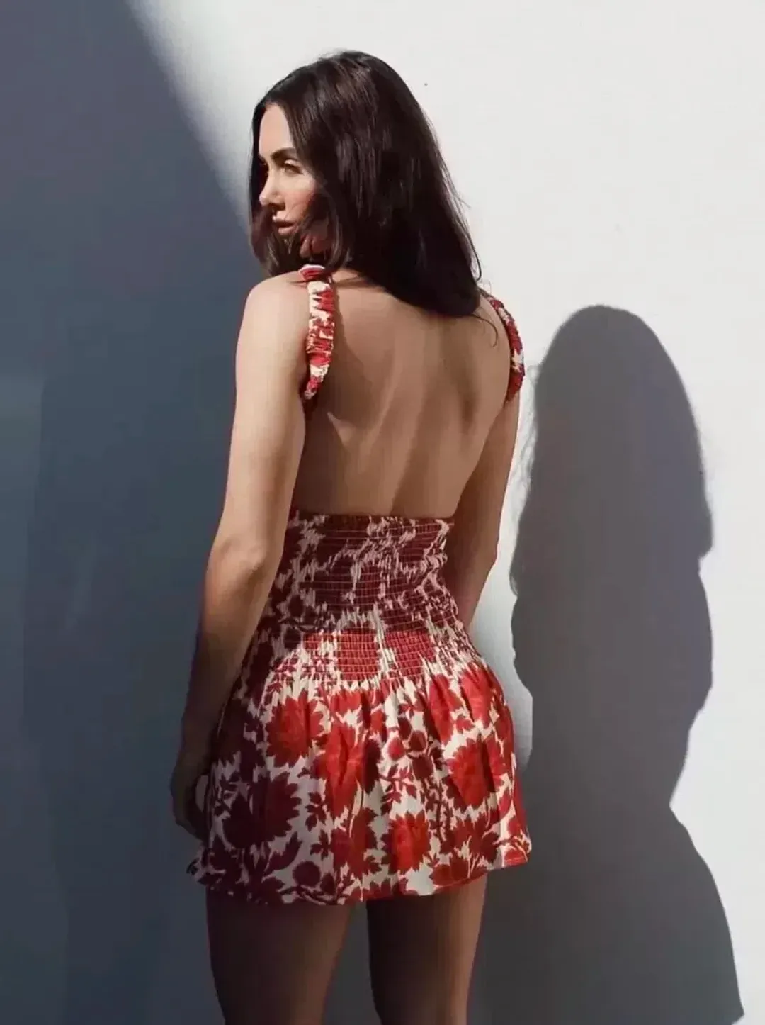 Sir the Label Cinta Open Back Mini Dress Valentina Floral Print Size 2 / AU 10 for rent on The Volte - main image