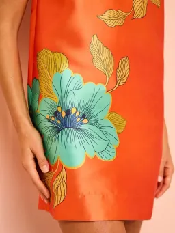 Alemais Piato Mini Dress Marigold Orange Size AU 6 for rent on The Volte - image 9