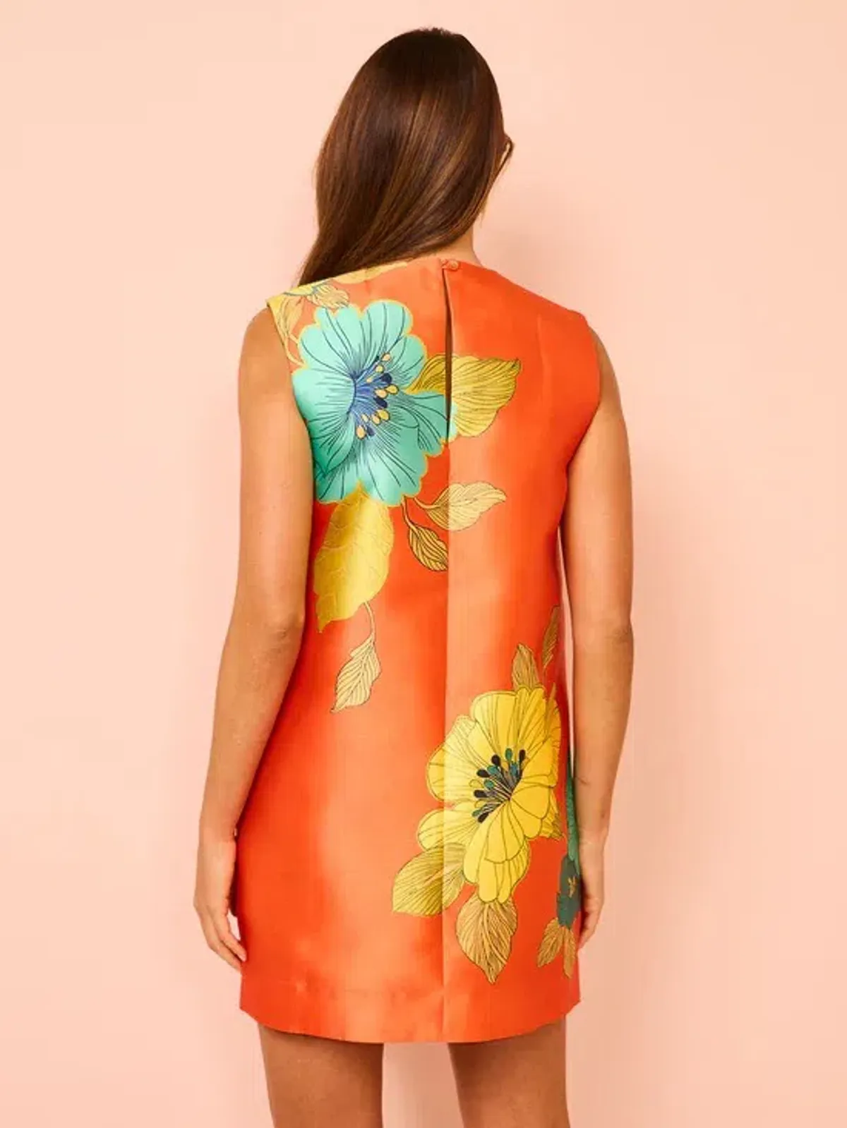 Alemais Piato Mini Dress Marigold Orange Size 10 - Image 12