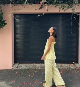 The Waiting Room The Greta Top and Greta Pants Set In Butter Yellow Size S/Au 8 for rent on The Volte - image 6