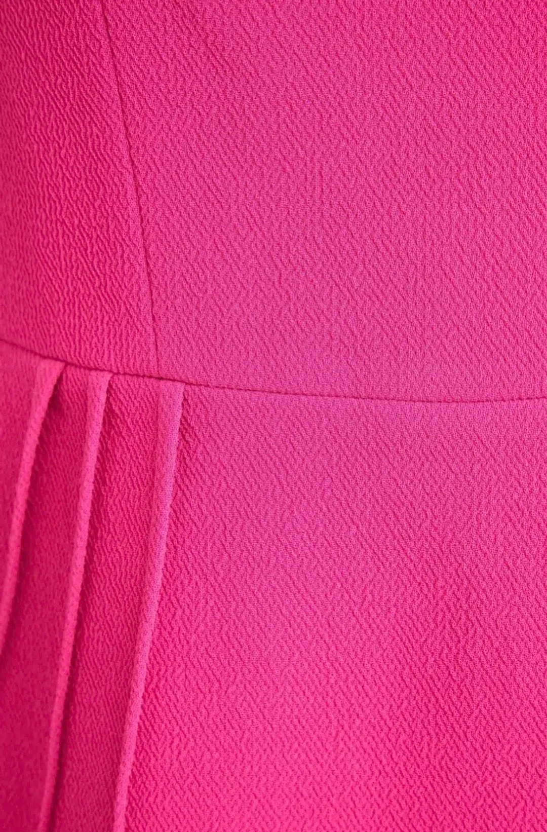 Emilia Wickstead Salma Mini Dress, Size AU 6, Hot Pink Cloqué for rent on The Volte - main image