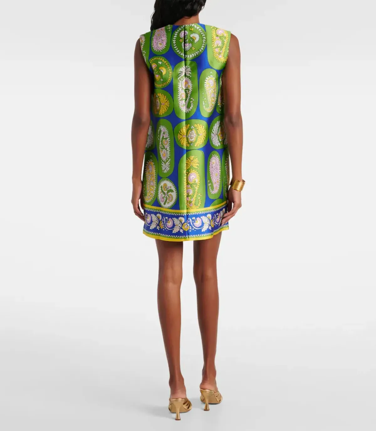 Alémais Gina Mini Dress Print Size AU 16 - Image 3