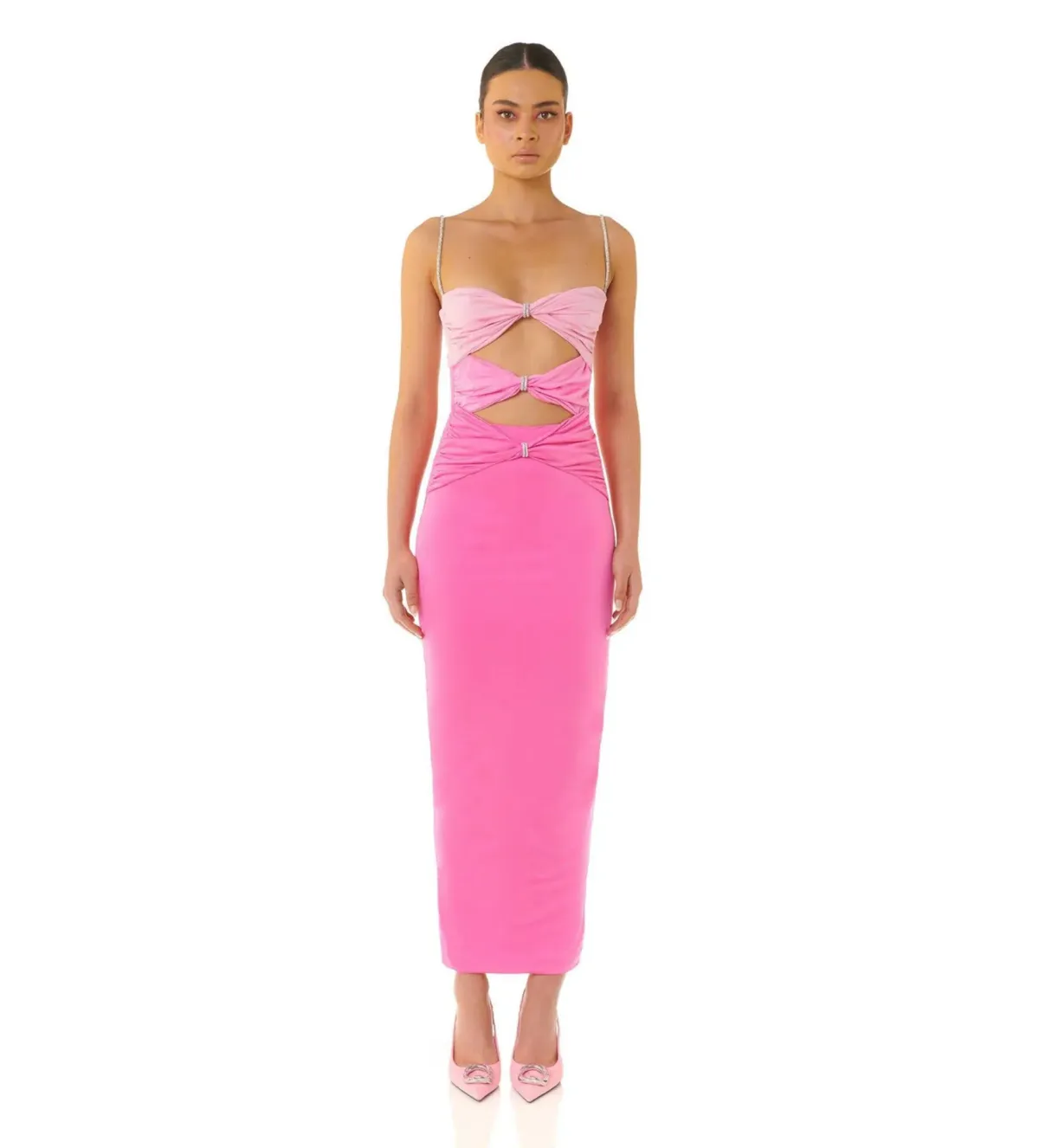 Eliya the Label Zora Dress in Pink Size XL / AU 14 - Image 1