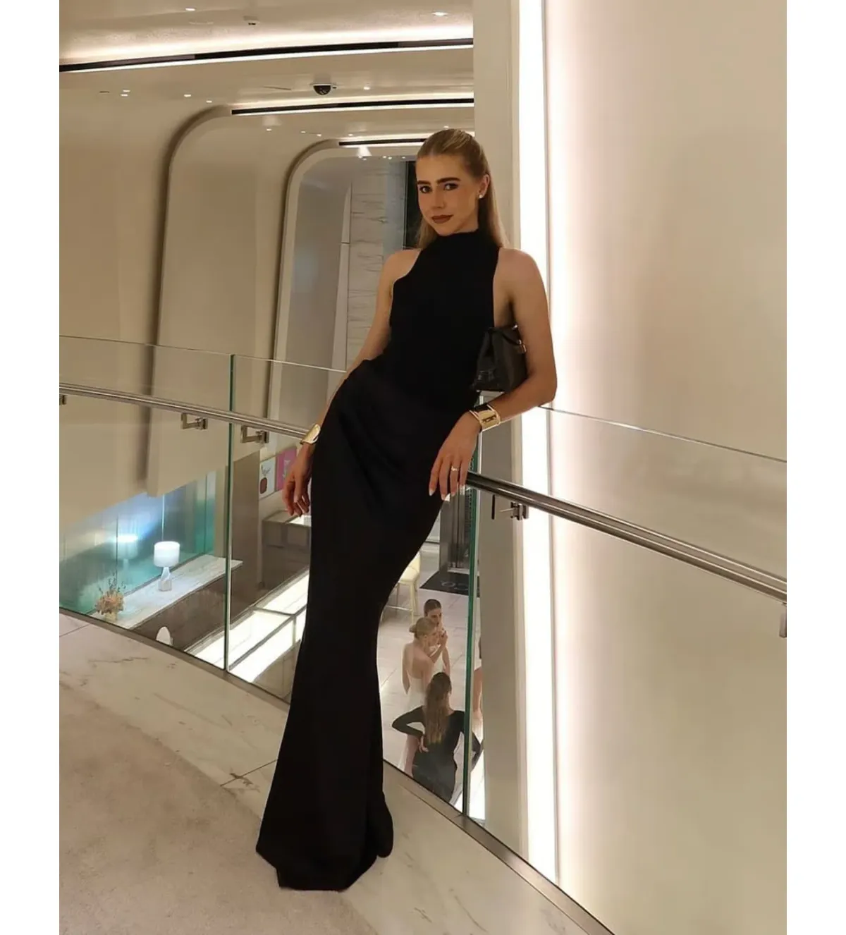 Henne Soraia Dress Black Size AU 8 for rent on The Volte - main image