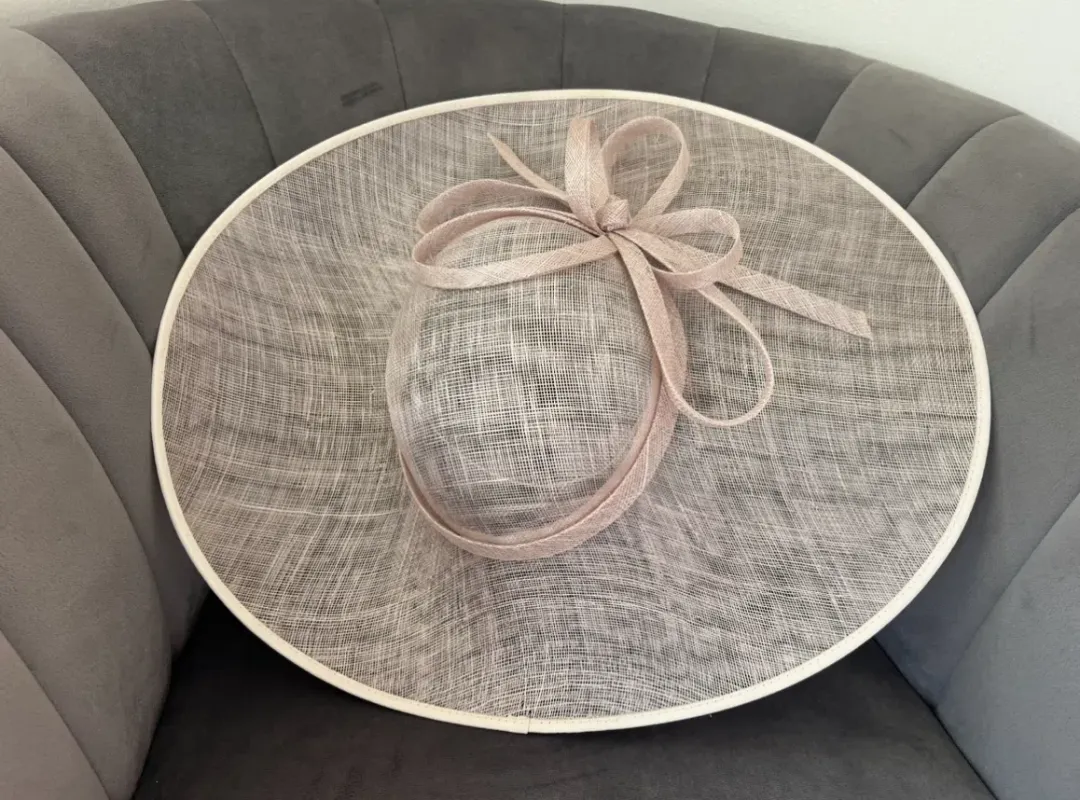 Morgan and Taylor Fascinator Pink for rent on The Volte - main image