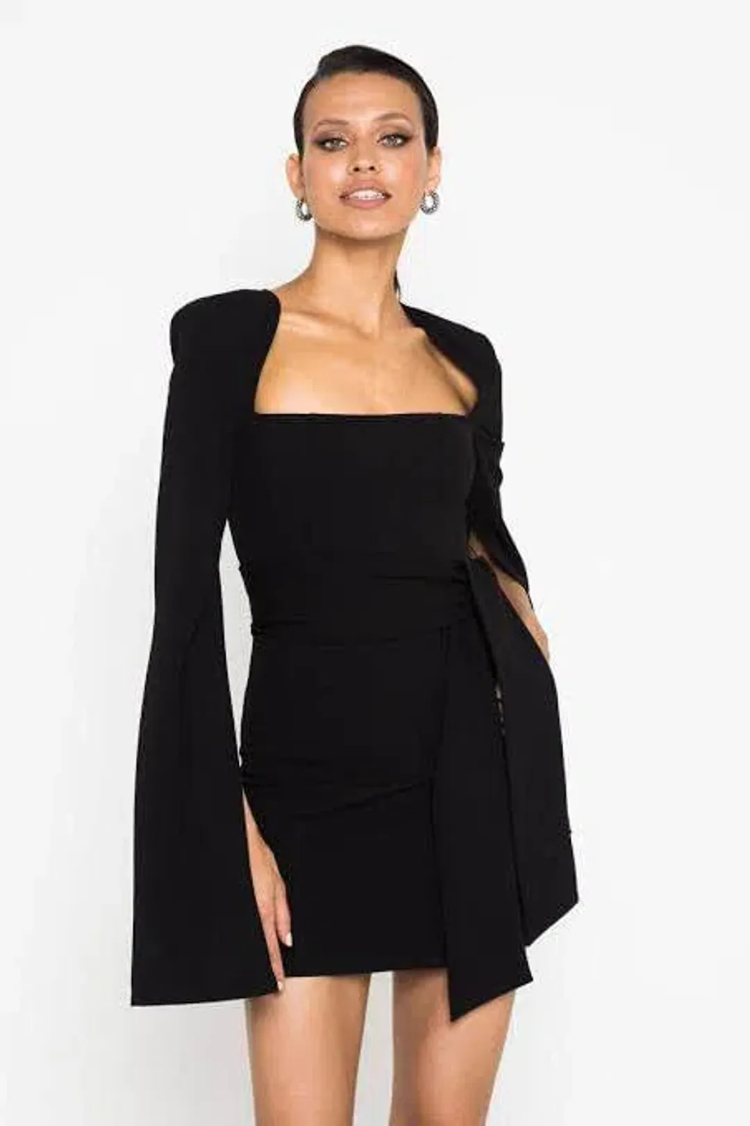 Mossman Bad Influence Mini Dress Black Size 8 for rent on The Volte - main image