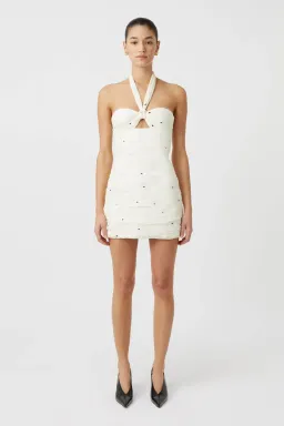 Camilla and Marc Loren Mini Dress Lemon Milk Size 10 for rent on The Volte - image 1