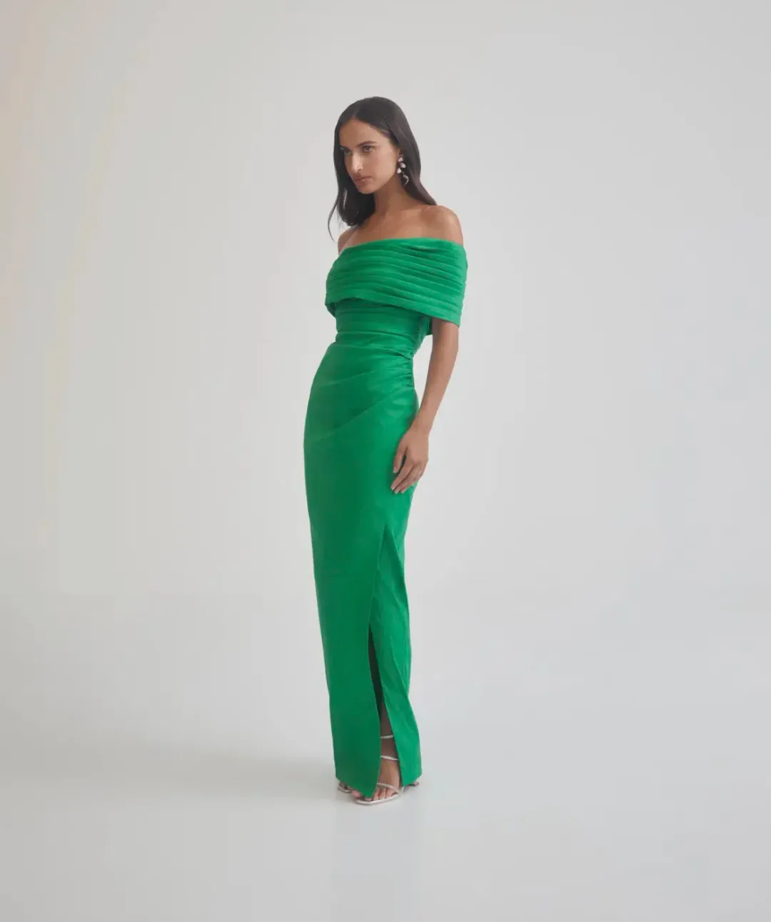 Sheike Giselle Gown Jade Green Size 10 for rent on The Volte - main image