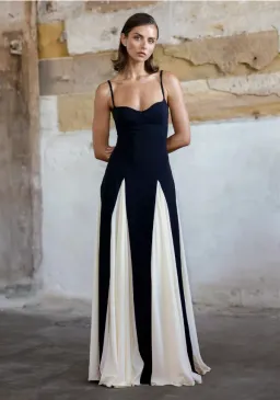 Arcina Ori Paloma Dress Black/White Size 12 for rent on The Volte - image 3