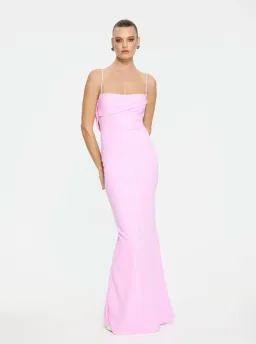 Effie Kats Havilland Gown Taffy Pink XS/Au 6 for rent on The Volte - image 1