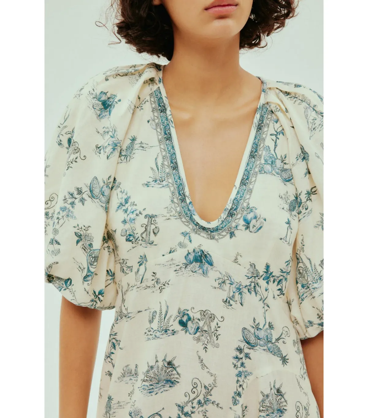 Alemais Casa Midi Dress Floral Size 14 - Image 2