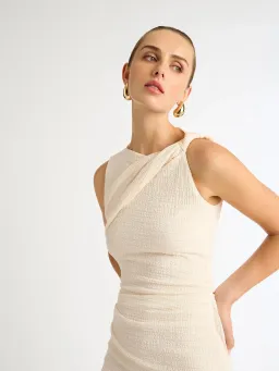 Sheike Eastside Dress Cream Size 8 for rent on The Volte - image 2