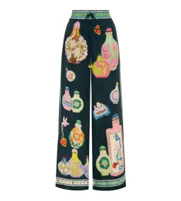 Alemais Royal Shirt and Pant Set Green Size AU 8 for rent on The Volte - image 4