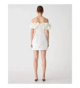 Misha Amara Mini Dress Ivory Size 8 for rent on The Volte - image 4