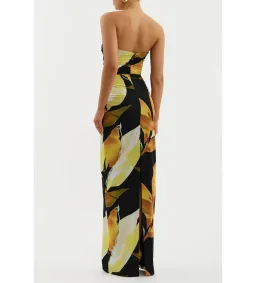 Rebecca Vallance Petals Of Paradise Gown Maxi Dress Print Size AU 8 for rent on The Volte - image 3